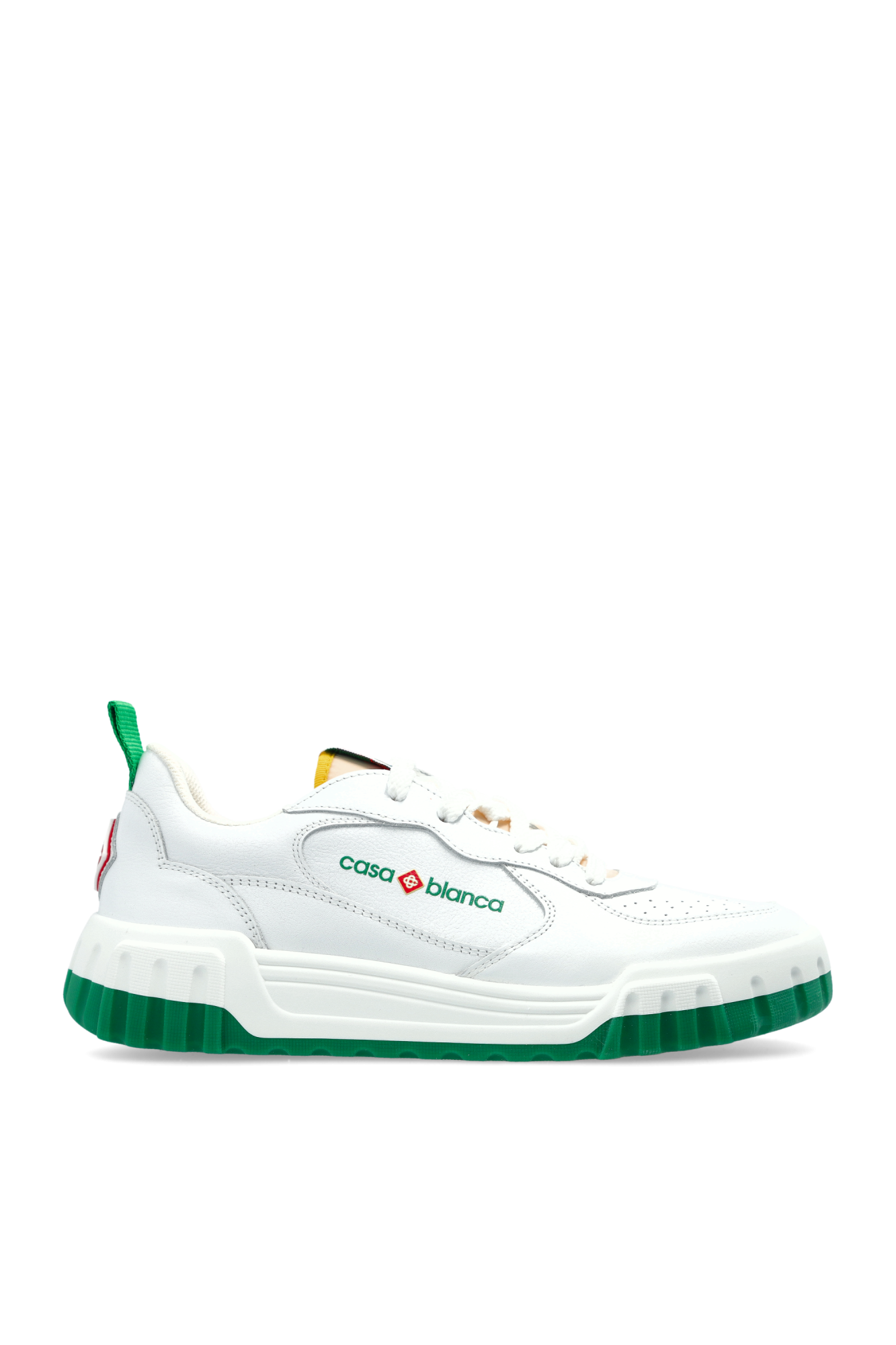 スニーカー CASABLANCA Women Sneakers 412509 APS25 SNK 017 WHITE Women's Court White & Multicolour Sneakers | Casablanca Paris
